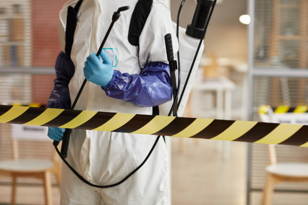 Professional Biohazard Cleanup technician working in Lakewood, CA